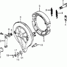 CB650 Задний тормоз