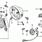 CB125S Headlight @ horn 79