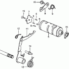 CT90 Барабан и вилки переключения