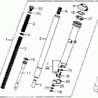 CX500 Передняя вилка