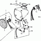 NC50 Headlight @ speedometer