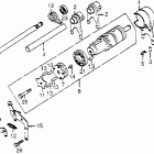 CB650 Вилка переключения передач