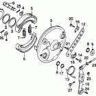 CB400TI Cb40ti front brake panel
