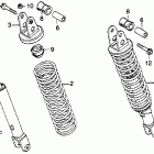 CB400TI Задний амортизатор