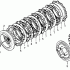 CX500 Сцепление