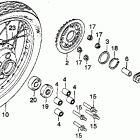CB400TI Cb40ti rear wheel