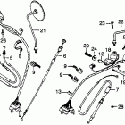 GL1000 Рулевые рычаги , переключатели и тросы