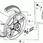 CX500 Заднее колесо