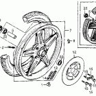 CX500 Front wheel @ disc