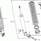 CX500 Задний амортизатор