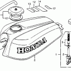 XR185 Топливный бак