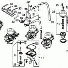 CBX Carburetor comp. parts 79