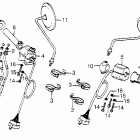 CB750A Handle grip @ switch