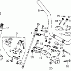 CB750F Handlebar @ top bridge @ stem