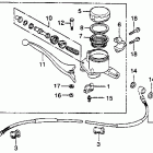 CB400TII Cb400ti  front brake @ master cylinder