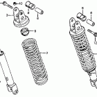 CB400A Задний амортизатор