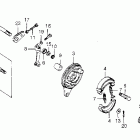 XL175 Задний тормоз