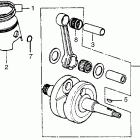 MT125R Piston @ crankshaft