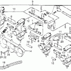 CB750K Carburetor assy. link