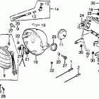 XL350 Headlight @ horn