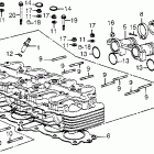 CB550K Головка цилиндра