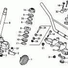 XL125 Руль и панель переднего номера