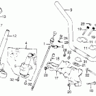 CB750K Handlebar @ top bridge  @ steering stem