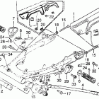 XL350 Swingarm @ chain case