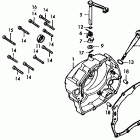 XL125 Крышка картера правая