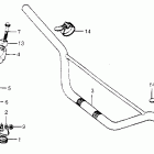 XL175 Руль и панель переднего номера