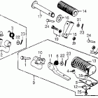 CB750A Подножки
