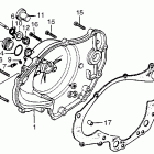 MT125R Крышка картера правая