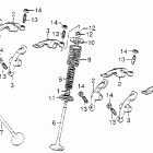 CB750F Valve @ rocker arm