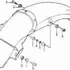 CR125M Заднее крыло