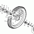CB750K Переднее колесо
