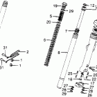 XL350 Передняя вилка