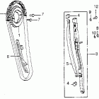 CB550K Цепь ГРМ и натяжитель