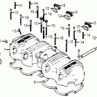 CB750A Крышка головки цилиндров