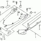 CB550K Swingarm @ chain