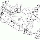CB750K Starting motor @ crankcase rear cover
