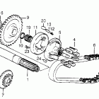 CB550K Primary shaft @ chain