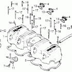 CB750K Крышка головки цилиндров