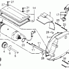 CB750F Starter motor @ crankcase cover
