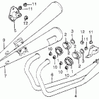 CB550K Глушитель