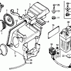 CB125S Air cleaner @ battery 76,78