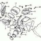 CR125M Air cleaner @ side cover