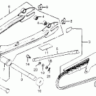 CB750K Swingarm @ chain case