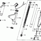 CB750F Передняя вилка
