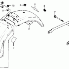 CB750K Заднее крыло