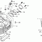 XL175 Cylinder head @ cylinder